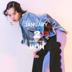 冬休みを彩るHOLIDAY STYLE CALENDAR 今日は何の日？ 〜1/2〜