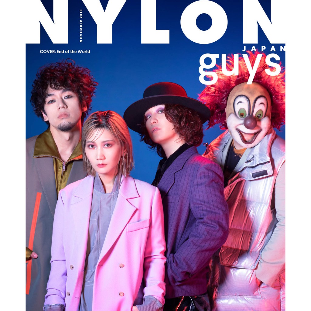 FASHION] NYLON JAPAN 9/28 発売 11月号 NYLON guys JAPAN 表紙に《End 