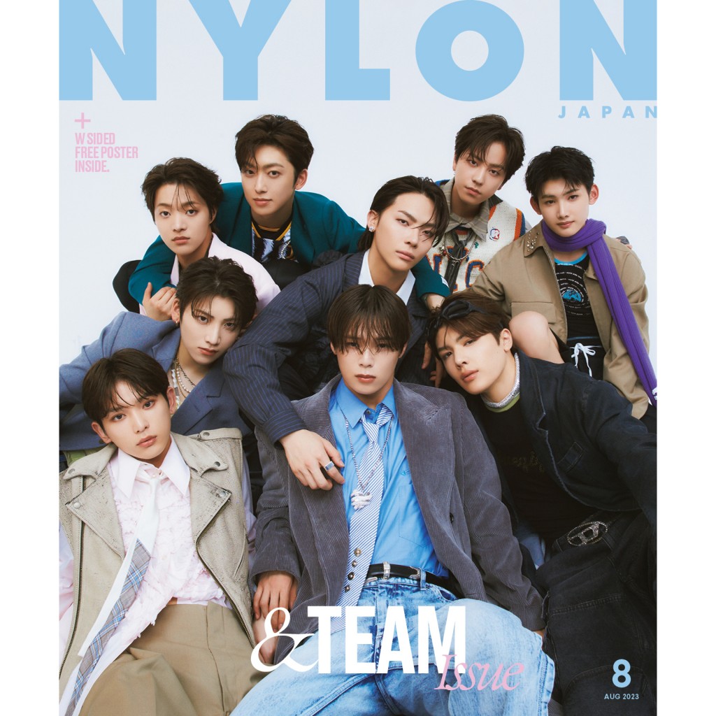 FASHION] 《&TEAM》がNYLON初登場！特別版の両面Wカバーを飾る