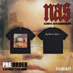 ヒップホップ界のレジェンド・Nas×NUBIANによるIIImatic 30thを記念したTシャツが発売！