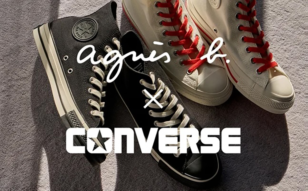 agnès b.×CONVERSE 2025年SSコラボレーションスニーカーが発売！